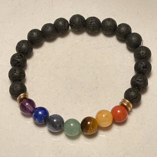 Seven Chakra Bracelet - Uplift Beads