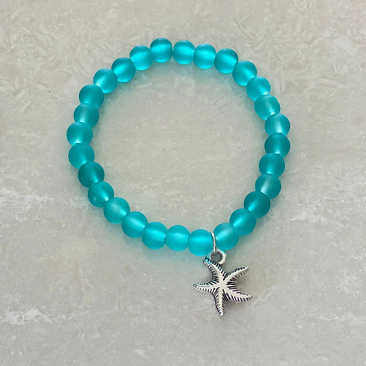 Starfish Sea Glass Bracelet - Uplift Beads